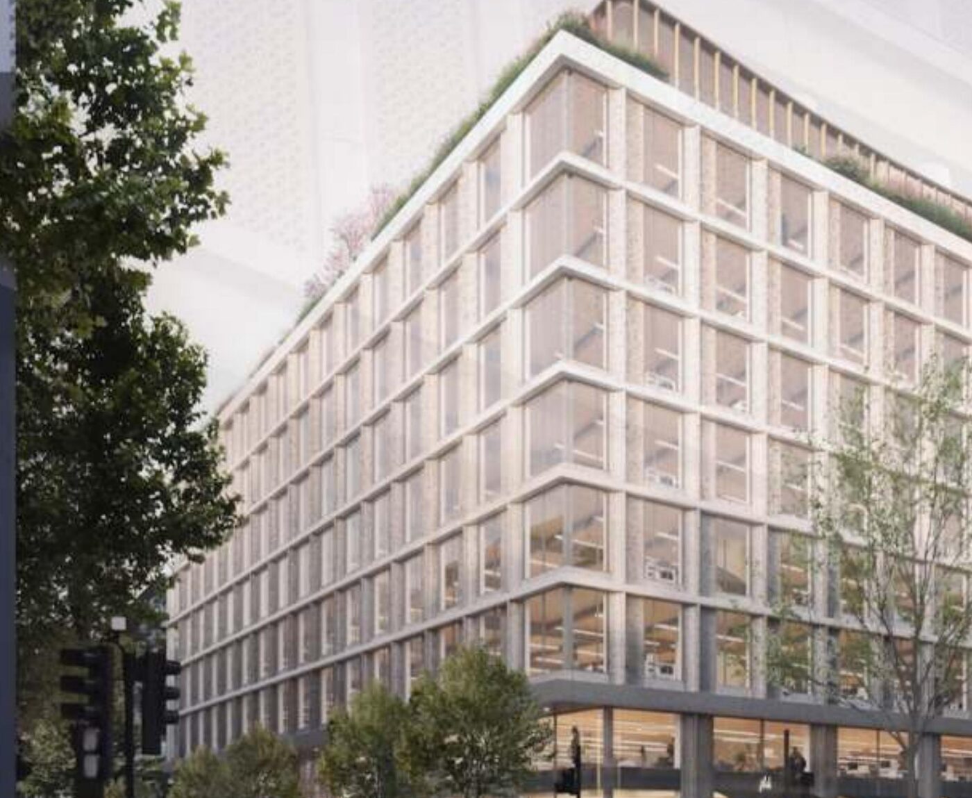 Network, Fitzrovia façade