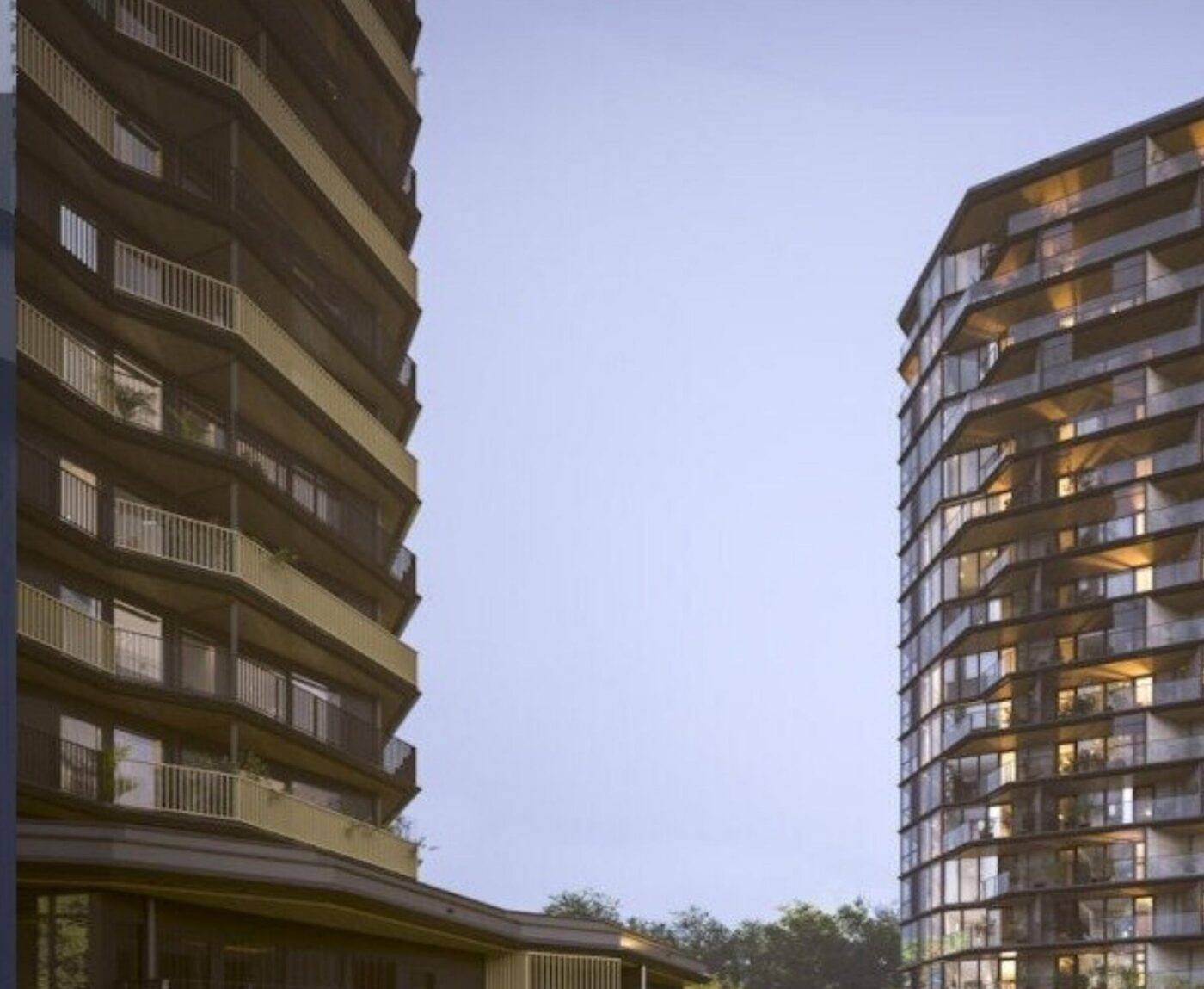 Nobu Residences, Park Meadows façade
