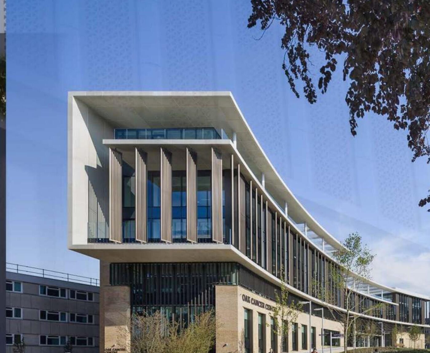 Royal Marsden — Oak Cancer Centre façade