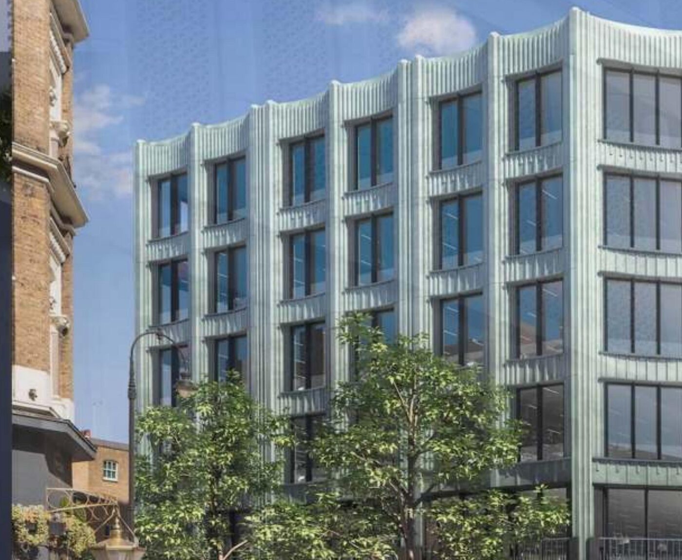 The Fitzrovia façade